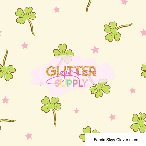 Fabric Skyy Clover stars