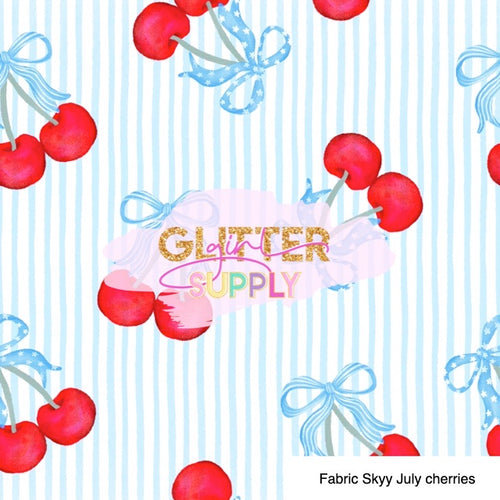 Fabric Skyy July cherries