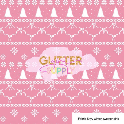 Fabric Skyy winter sweater pink