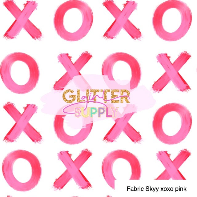 Fabric Skyy xoxo pink