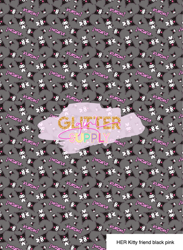 HER Kitty friend black pink