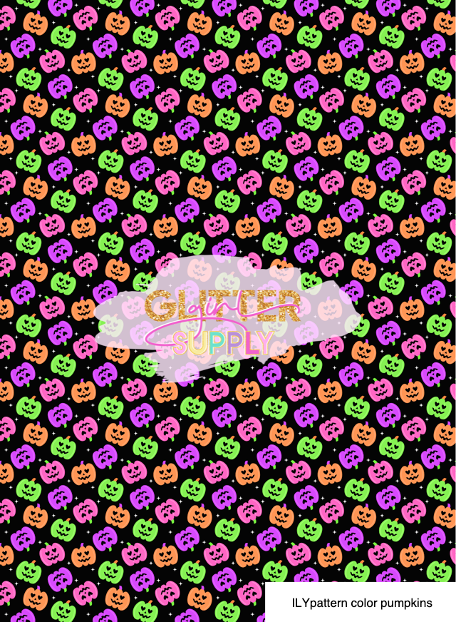 ILYpattern color pumpkins