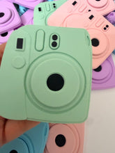 Load image into Gallery viewer, 3d Printed Instax camera keychain with photo