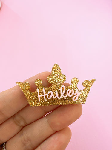 Crown personalized acrylic