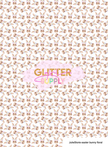 JulieStorie easter bunny floral