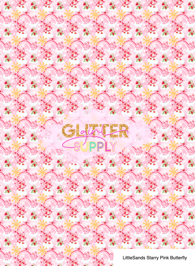 LittleSands Starry Pink Butterfly