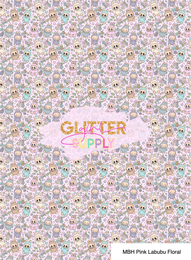 MBH Pink Labubu Floral