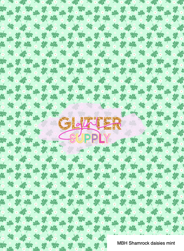 MBH Shamrock daisies mint