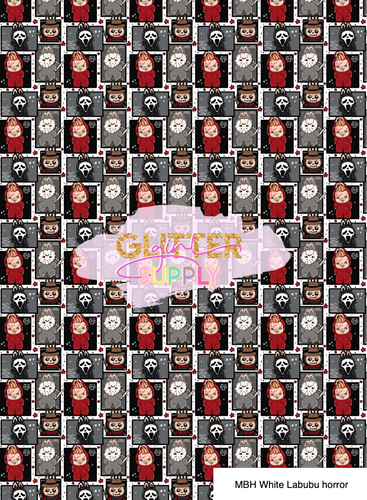 MBH White Labubu horror