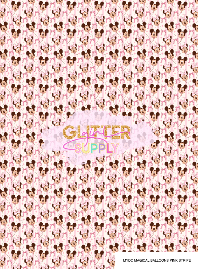 MYDC MAGICAL BALLOONS PINK STRIPE