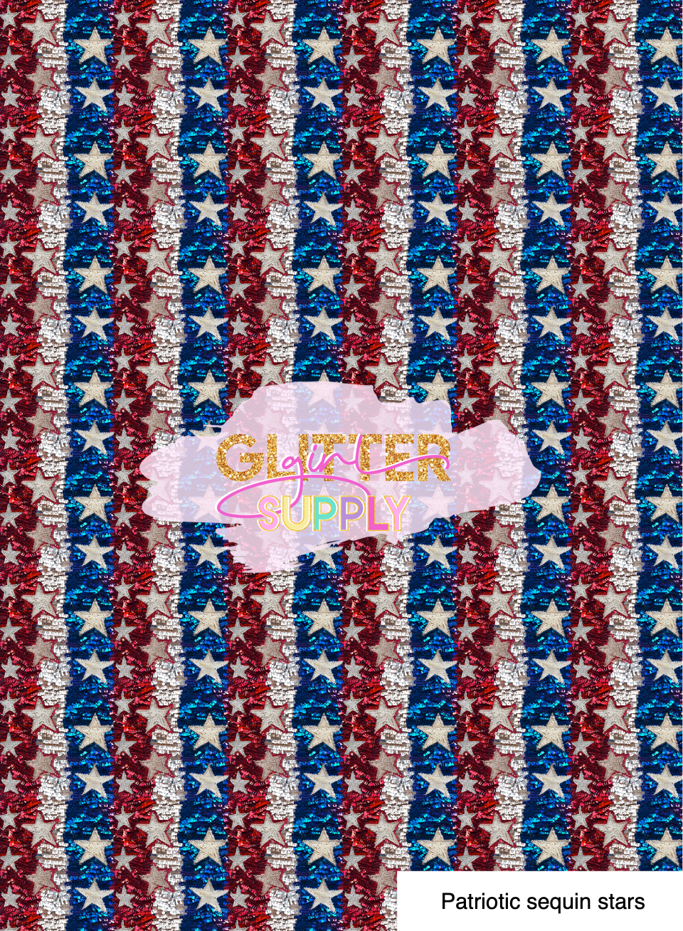 Patriotic sequin stars