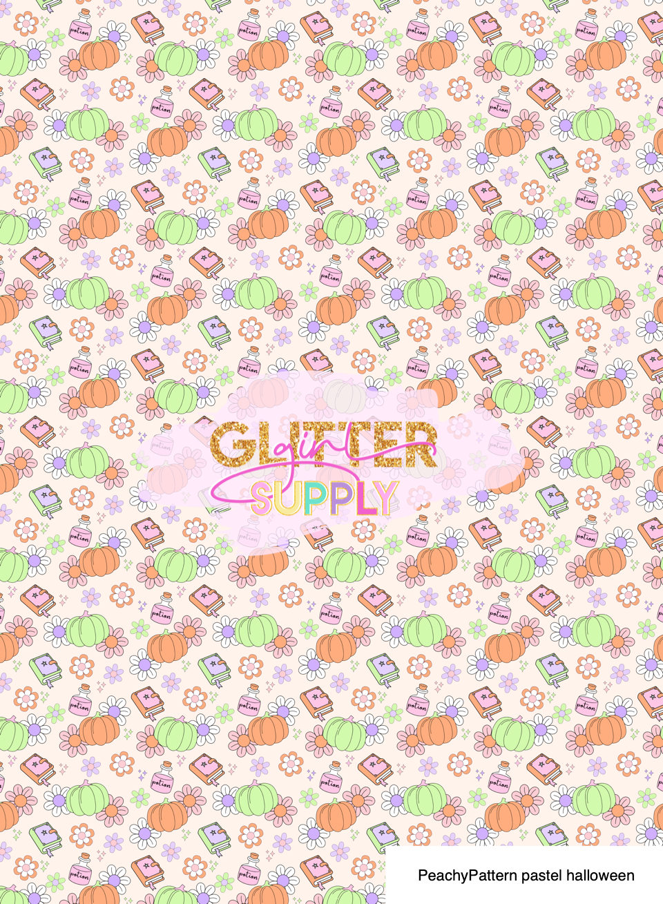 PeachyPattern pastel halloween