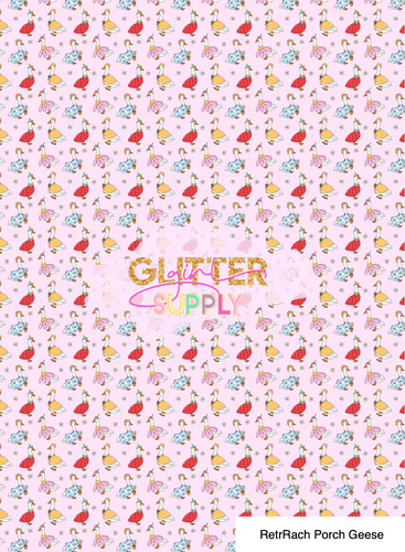 RetrRach Porch Geese