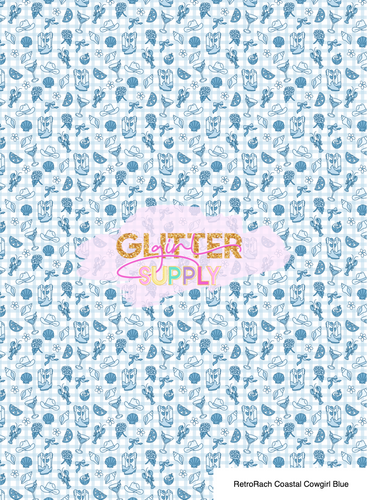 RetroRach Coastal Cowgirl Blue