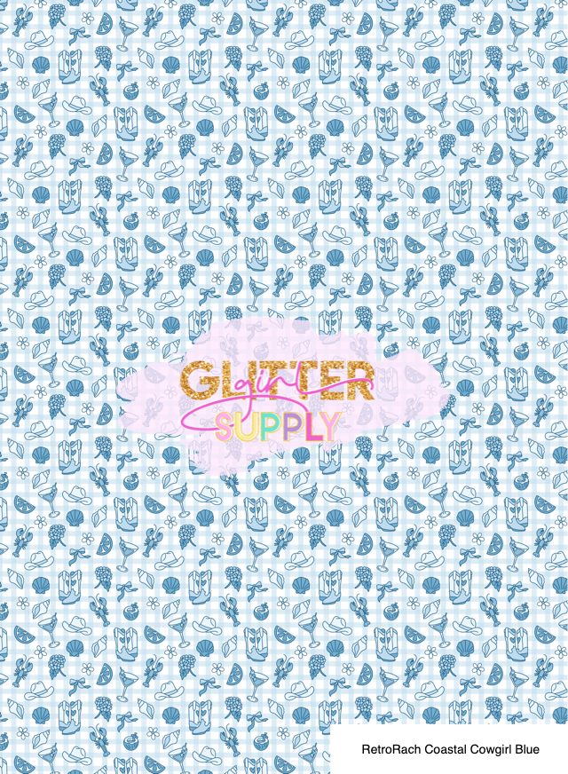 RetroRach Coastal Cowgirl Blue