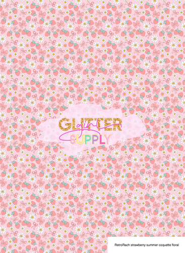 RetroRach strawberry summer coquette floral