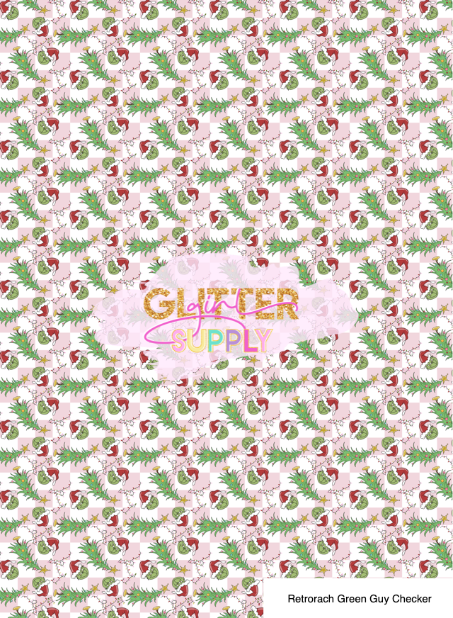 Retrorach Green Guy Checker
