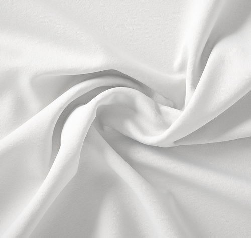 White blank fabric