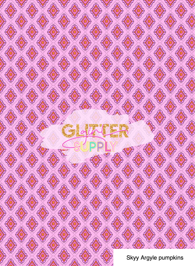 Skyy Argyle pumpkins