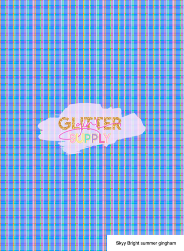 Skyy Bright summer gingham