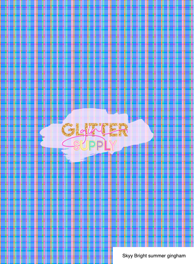 Skyy Bright summer gingham