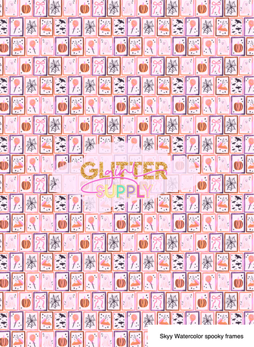 Skyy Watercolor spooky frames