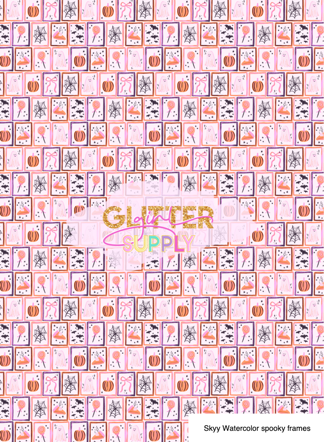 Skyy Watercolor spooky frames