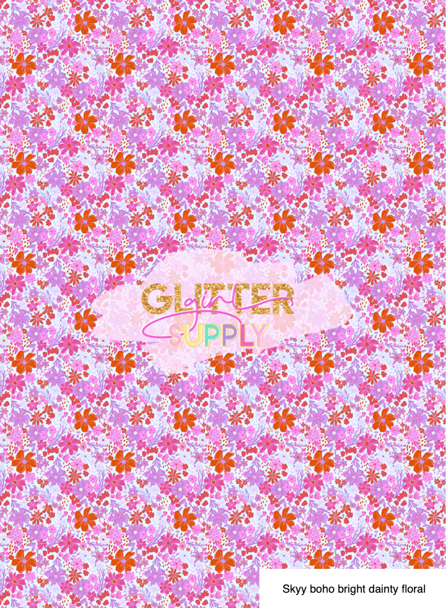 Skyy boho bright dainty floral