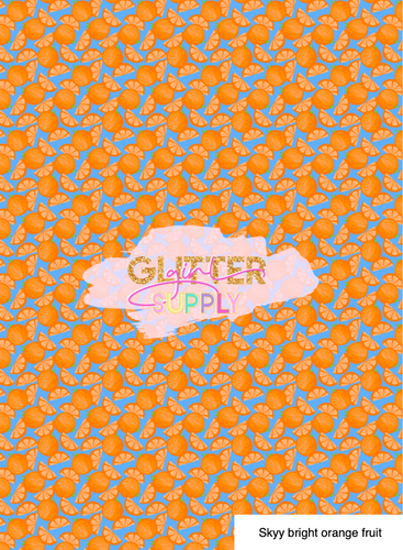 Skyy bright orange fruit