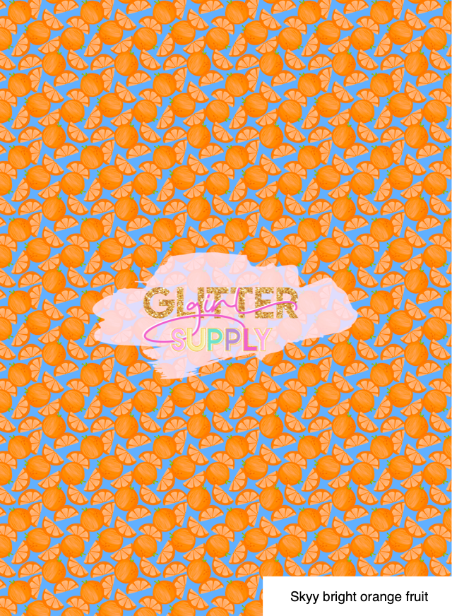 Skyy bright orange fruit