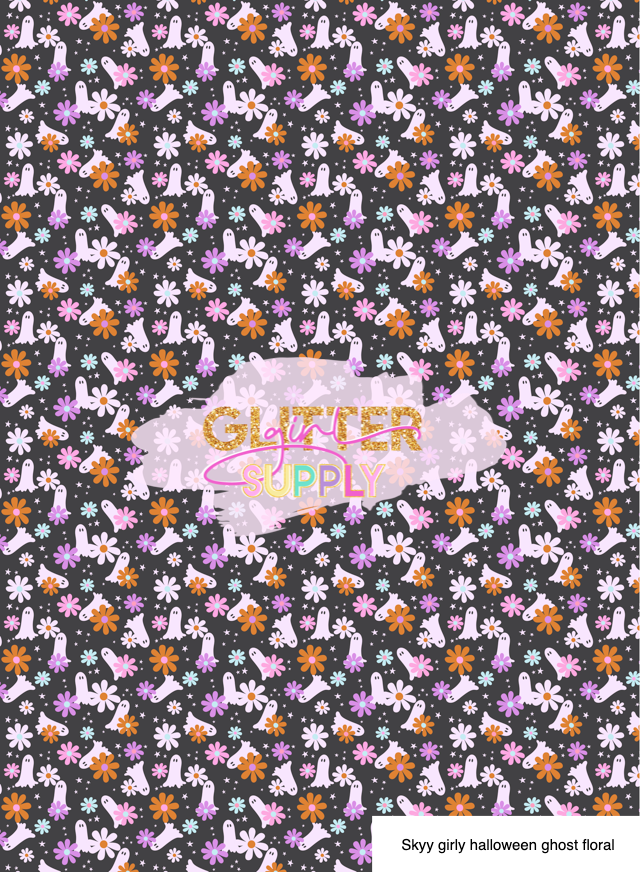 Skyy girly halloween ghost floral