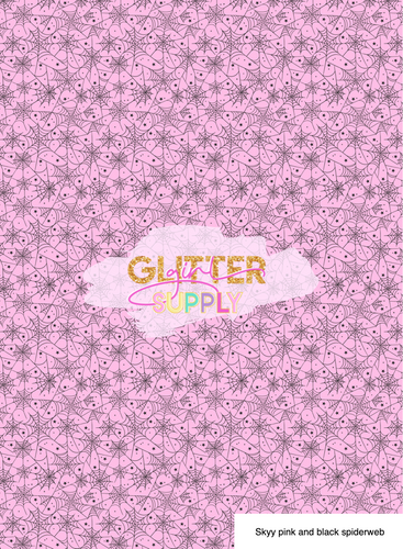 Skyy pink and black spiderweb