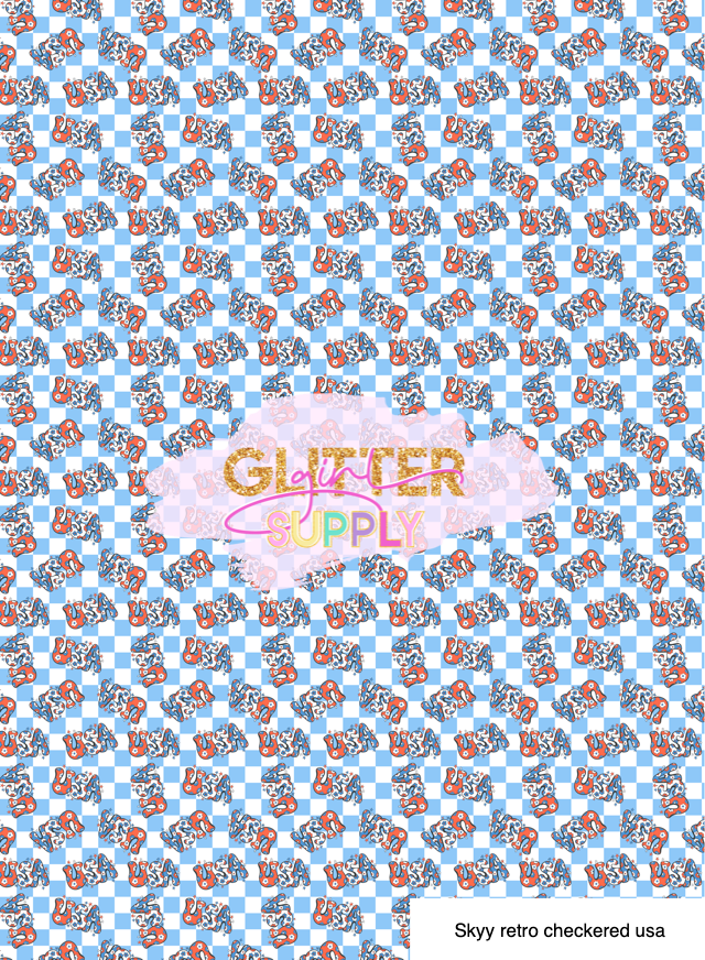Skyy retro checkered usa