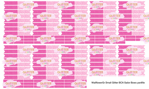 WallflowerGr Small Glitter BCA Sailor Bows yardfile