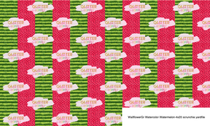 WallflowerGr Watercolor Watermelon-4x20 scrunchie yardfile