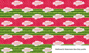 WallflowerGr Watermelon Bow Strip yardfile