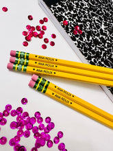 Load image into Gallery viewer, Personalized Engraved pencils