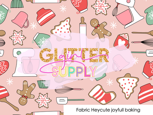 Fabric Heycute joyfull baking