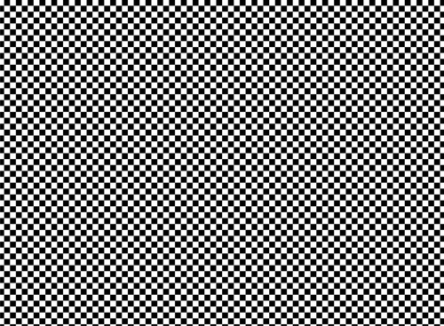 Checkered black white