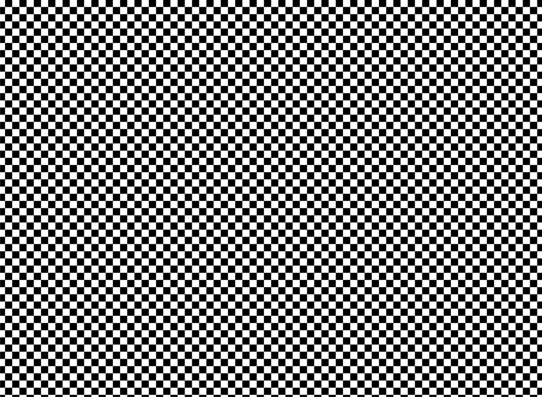 Checkered black white