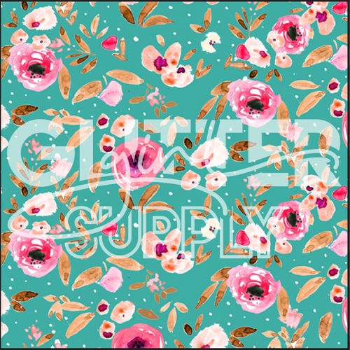 Cwalen Floral Turquoise
