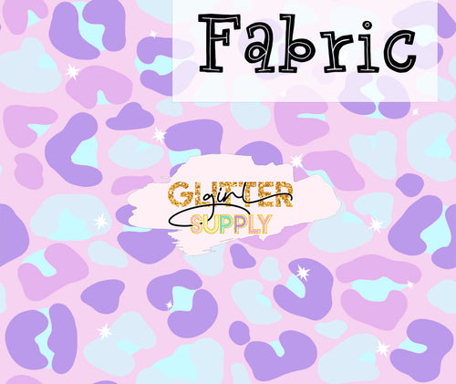 Fabric Cheetah Pink Purple