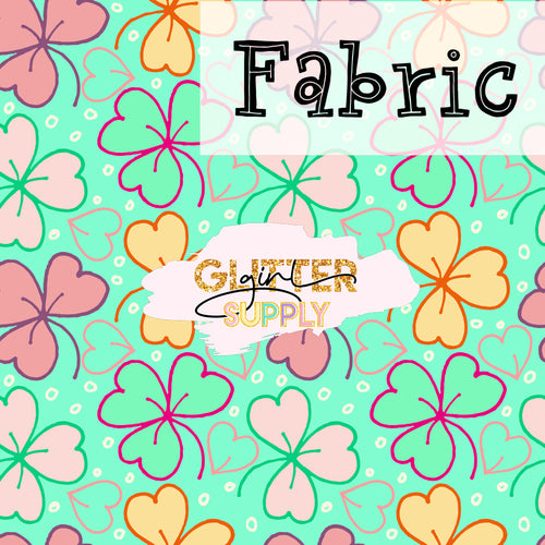 Fabric Clovers And Hearts