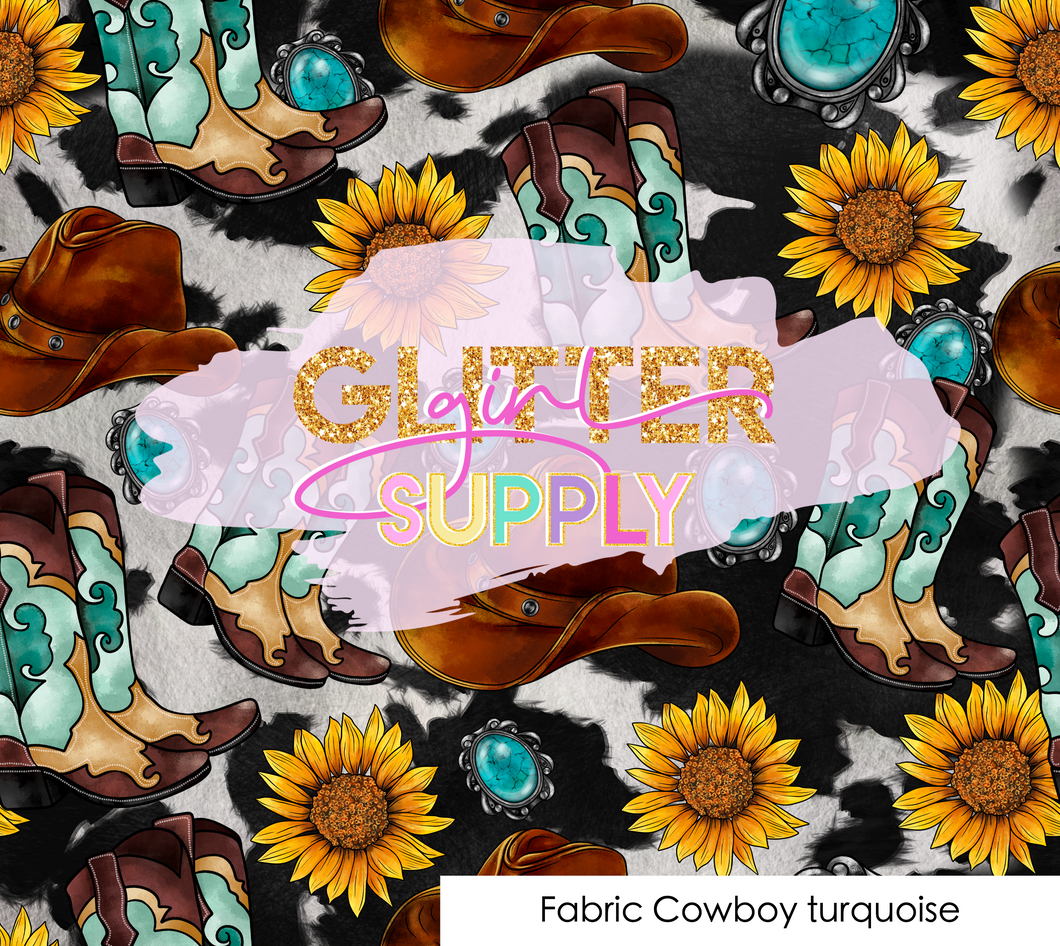 Fabric Cowboy turquoise