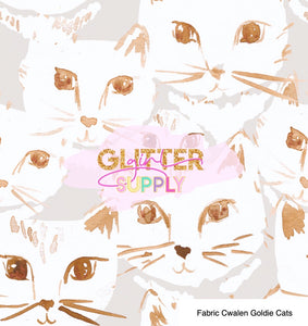 Fabric Cwalen Goldie Cats