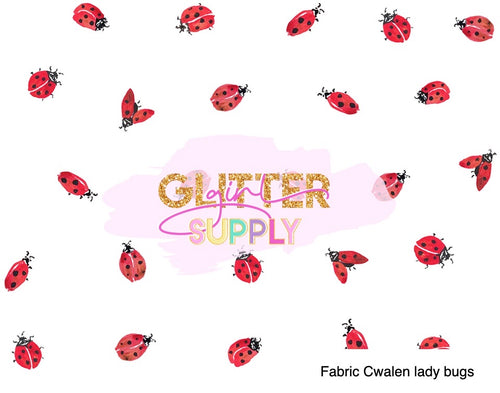 Fabric Cwalen lady bugs