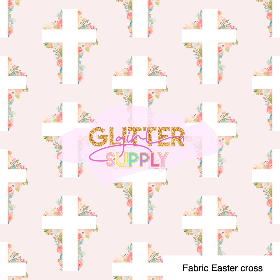 Fabric Easter cross