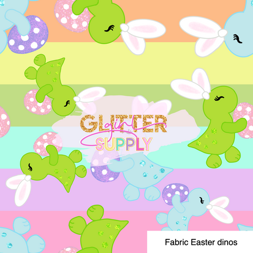 Fabric Easter dinos