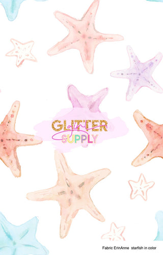 Fabric ErinAnne  starfish in color