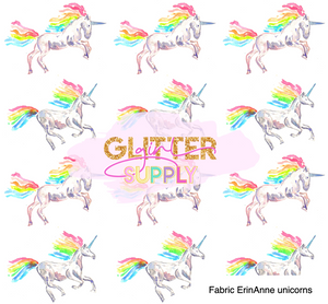 Fabric ErinAnne unicorns